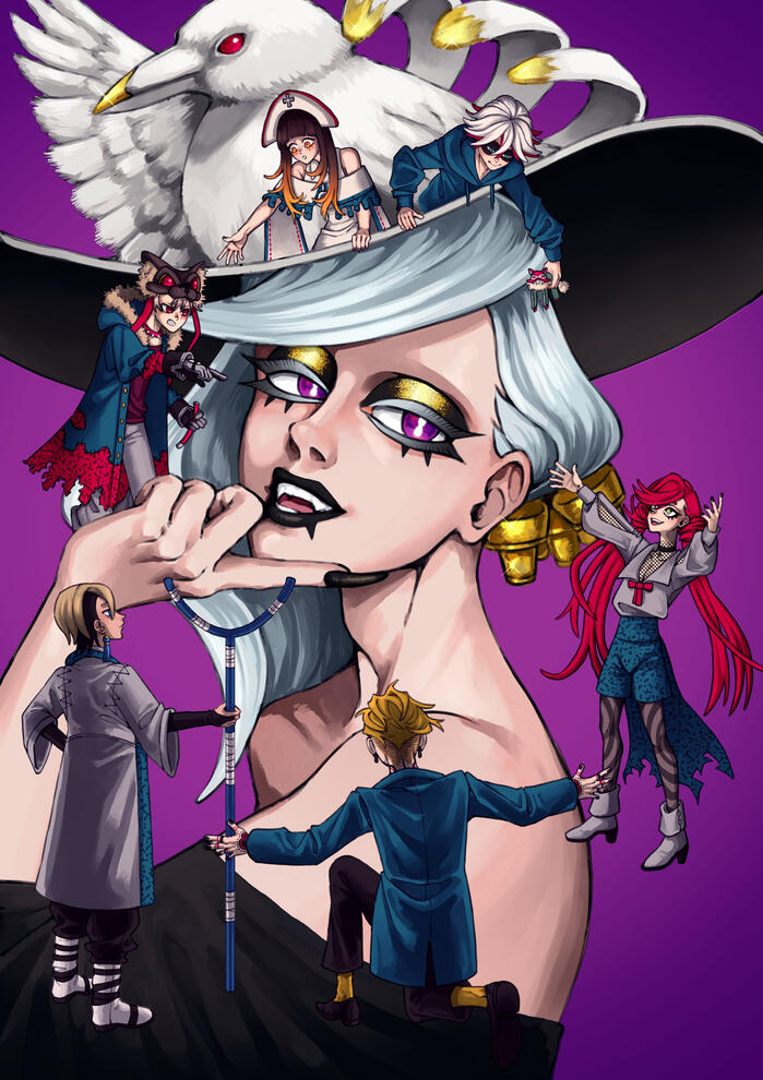 SAMPLE WORK - SHADED PAINT STYLE